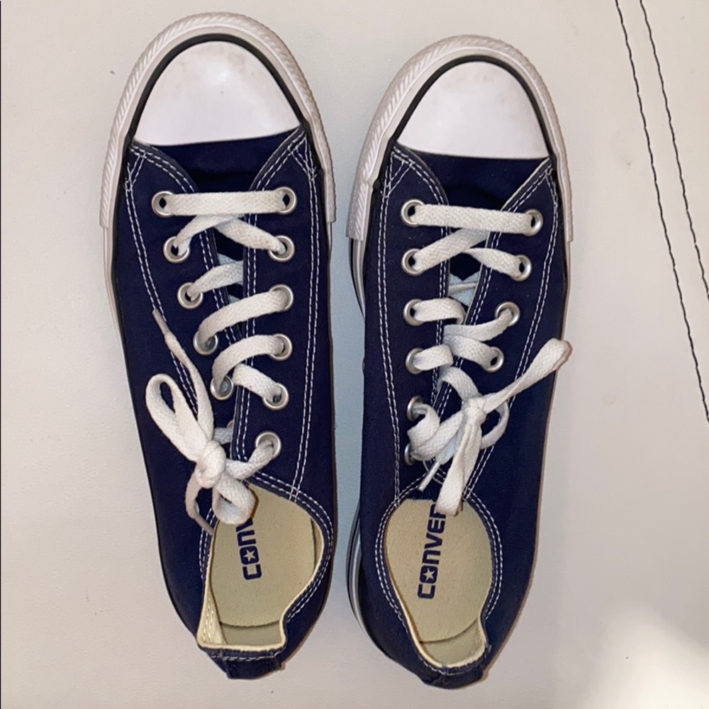 Navy Blue Converse